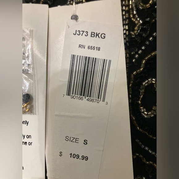 Women's STENAY VINTAGE Handmade Silk Beaded Tunic Jacket NWT - Picture 14 of 14